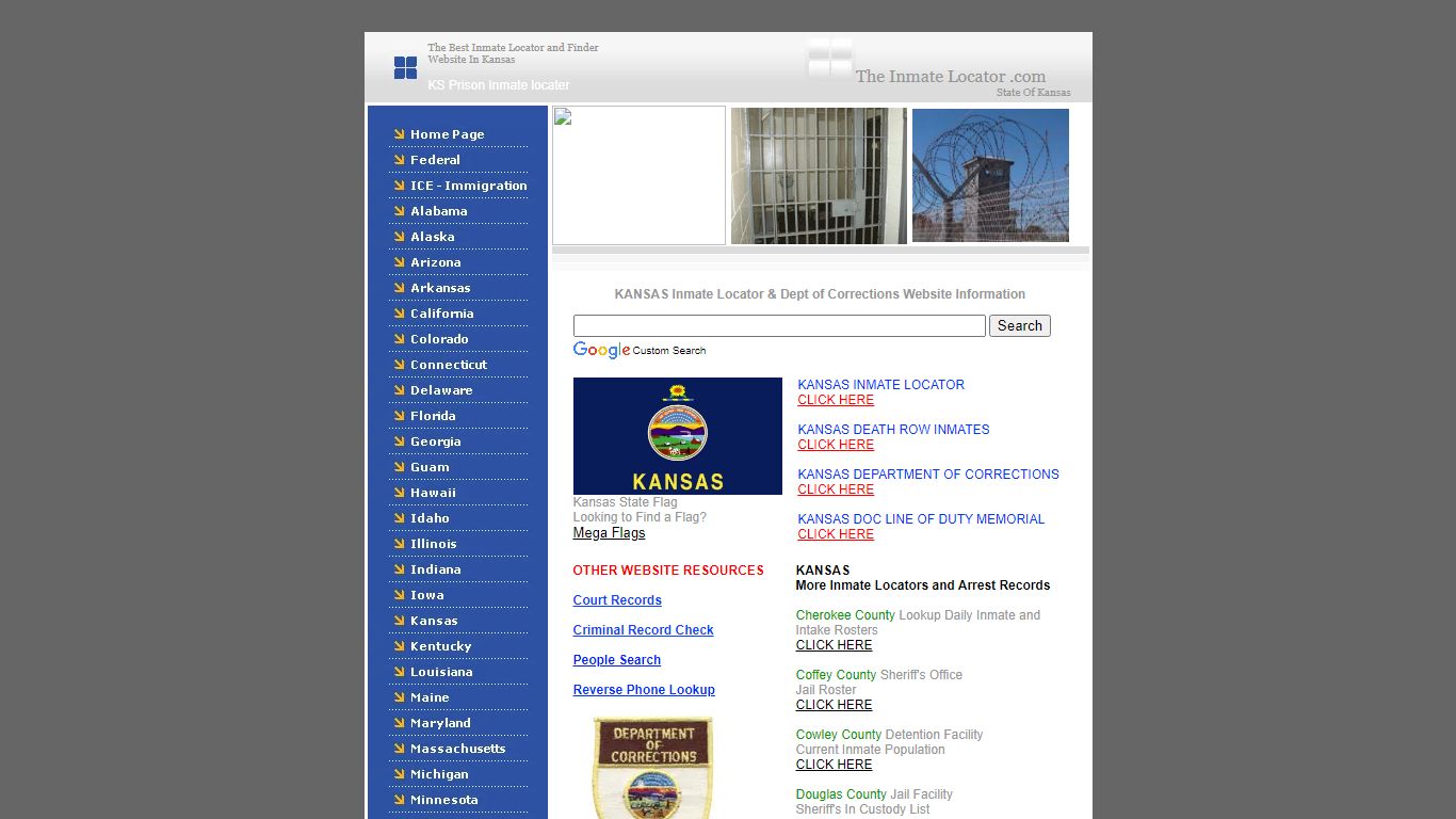 Kansas Inmate Locator & Kansas DOC